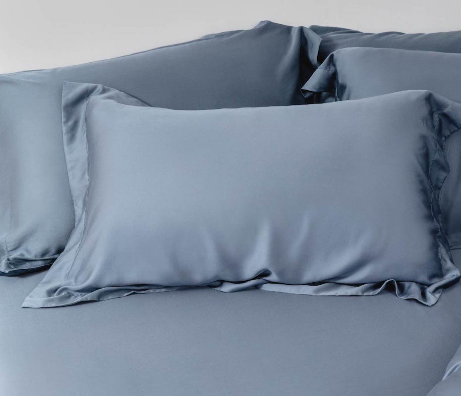 80 支天絲™ 寢具 - 400 織萊賽爾 100% TENCEL - 薄霧藍 Mist Blue 商品情境照 - 1