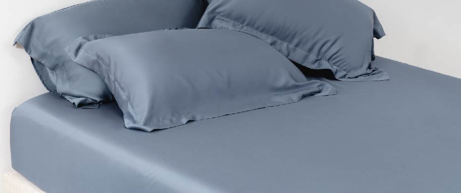 80 支天絲™ 寢具 - 400 織萊賽爾 100% TENCEL - 薄霧藍 Mist Blue 商品情境照 - 3