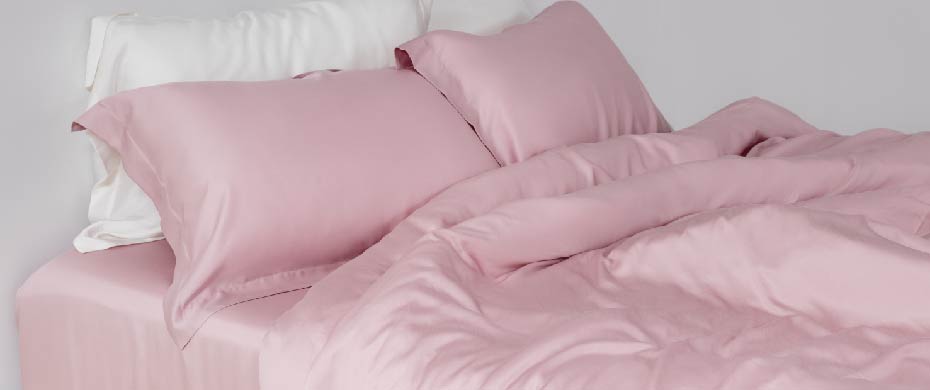 80 支天絲™ 寢具 - 400 織萊賽爾 100% TENCEL - 野玫粉 Rosy Pink 商品情境照 - 3