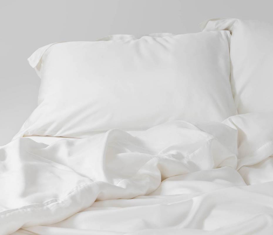 80 支天絲™ 寢具 - 400 織萊賽爾 100% TENCEL - 珍珠白 Pearl White 商品情境照 - 1