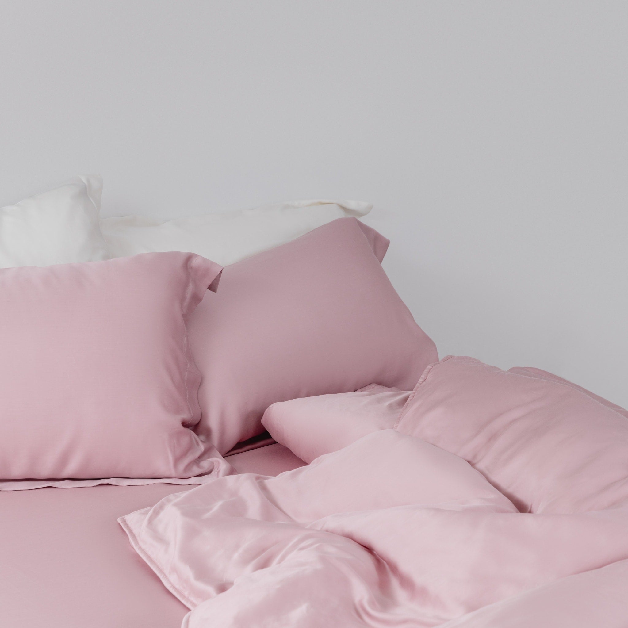 80 支天絲™ 兩用被套 - 野玫粉 Rosy Pink - 400 織萊賽爾 100% TENCEL 產品照 - 4