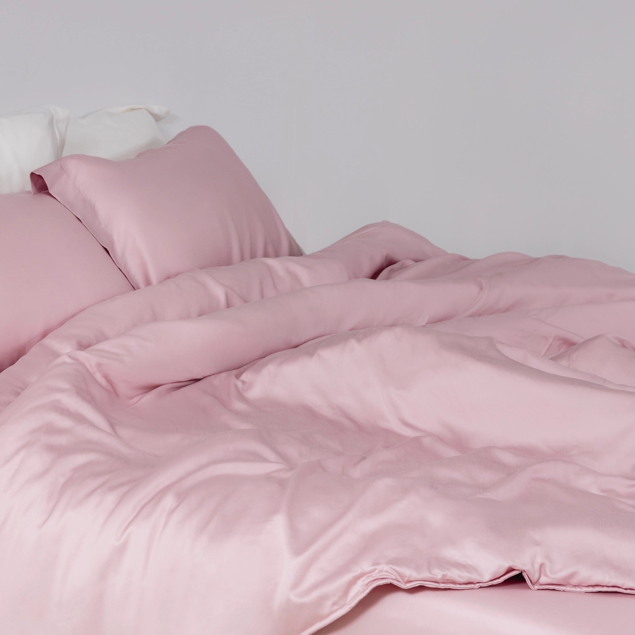 80 支天絲™ 兩用被套 - 野玫粉 Rosy Pink - 400 織萊賽爾 100% TENCEL 產品照 - 5