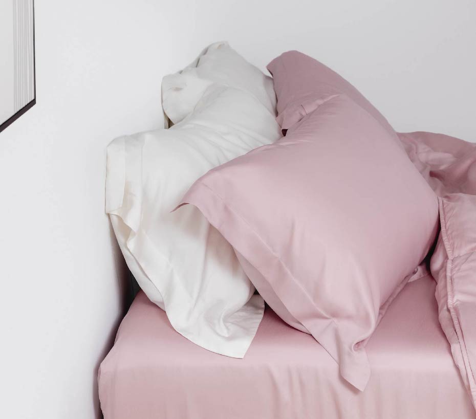 天絲枕套產品照組合篇 - 3 - 野玫粉 Rosy Pink