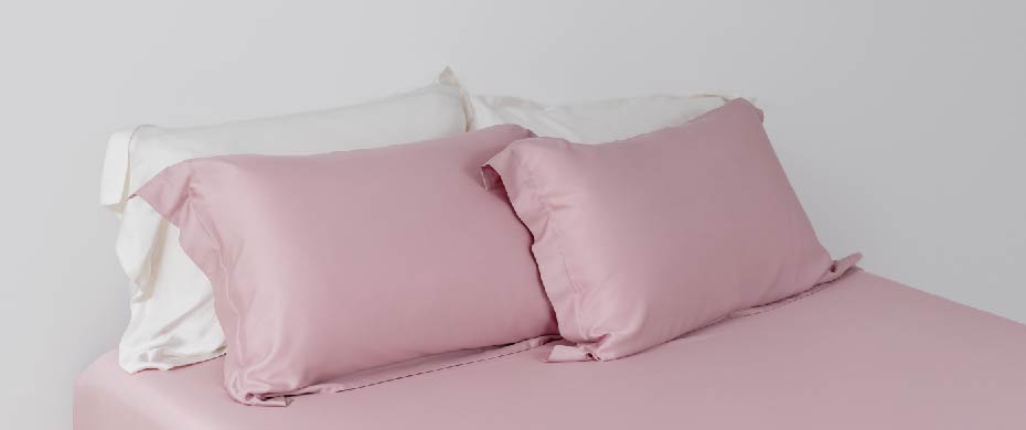 天絲枕套產品照組合篇 - 2 - 野玫粉 Rosy Pink