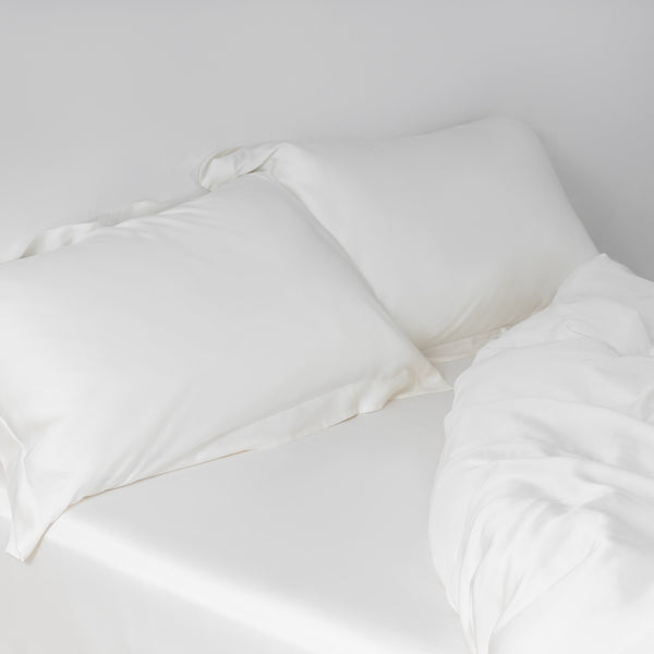 天絲枕套產品照 - 2 - 珍珠白 Pearl White