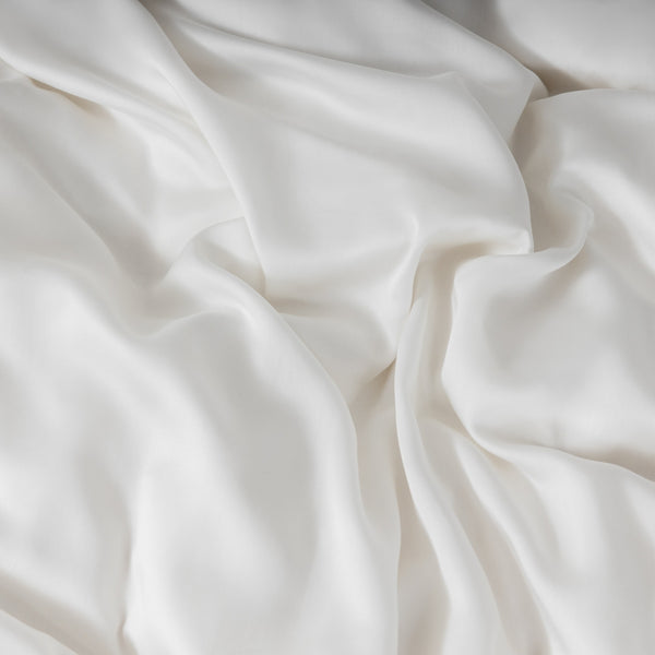 天絲床包 + 枕套組合產品照 - 2 - 珍珠白 Pearl White