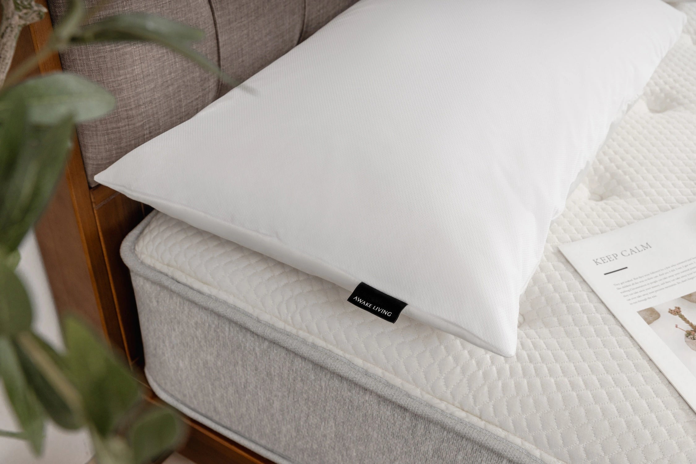 3M 專利超薄透氣防水防蟎枕頭保潔墊情境照 - 2